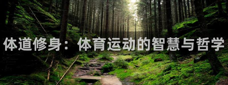 MK体育官网下载招商电话地址：体道修身：体育运动的智慧与哲学