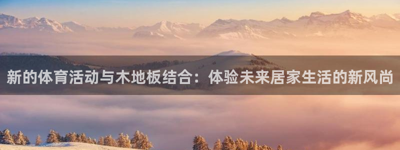 MK体育官网下载平台注册：新的体育活动与木地板结合：体验未来