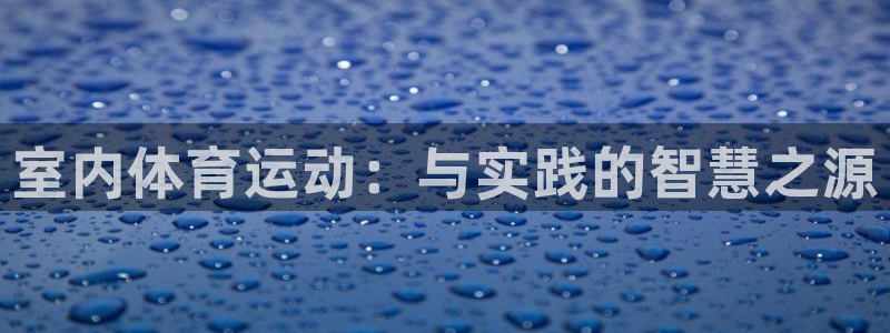 mk体育app官网在线：室内体育运动：与实践的智慧之源